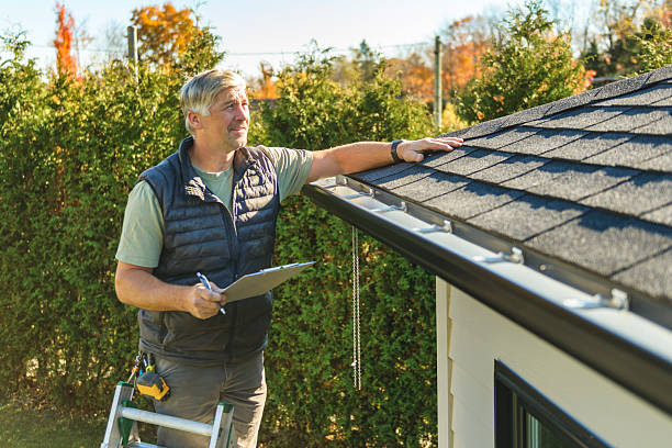Professional Roofing technician working in Enfield Center, NH